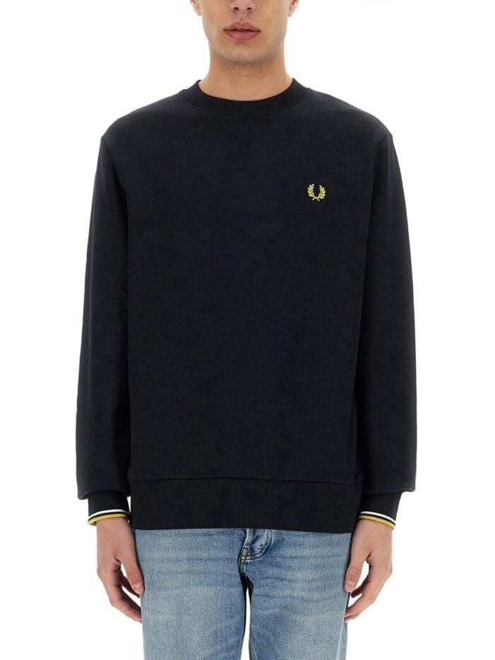 FRED PERRY SWEATSHIRT WITH LOGO