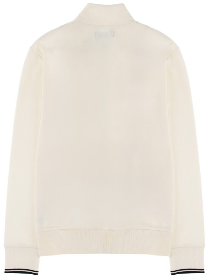 FRED PERRY SWEATSHIRT WITH LOGO AND ZIPPER
