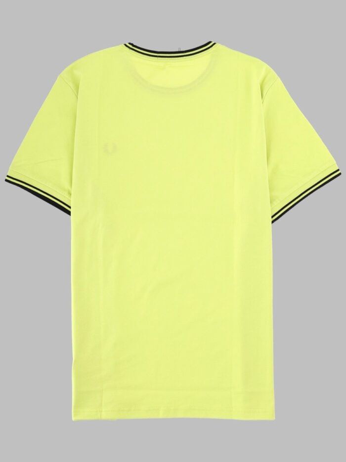 FRED PERRY T-SHIRT CON DOPPIA RIGA