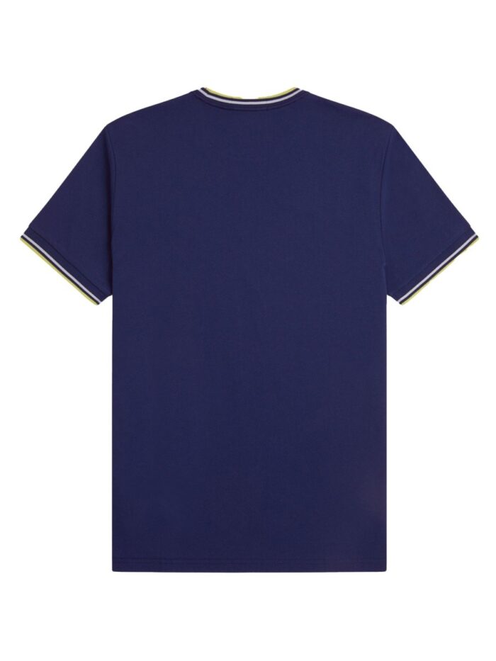 FRED PERRY T-SHIRT CON DOPPIA RIGA