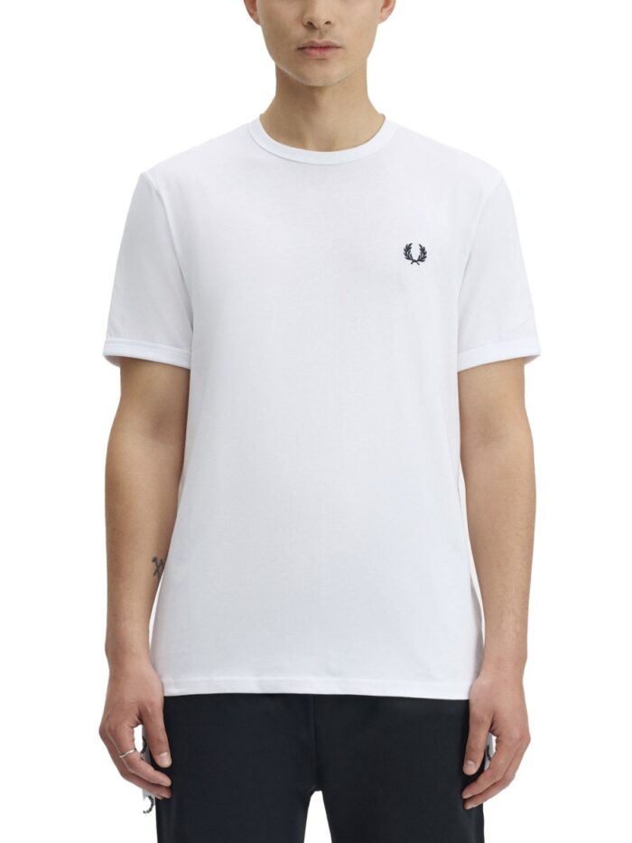 FRED PERRY T-SHIRT "RINGER" CON LOGO