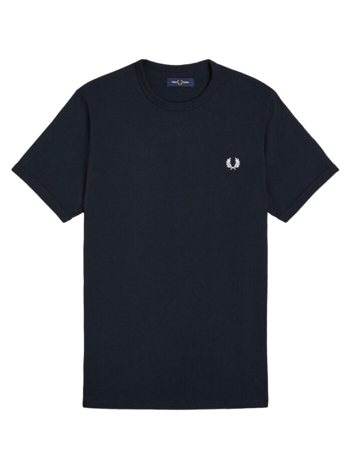 FRED PERRY T-SHIRT "RINGER" CON LOGO