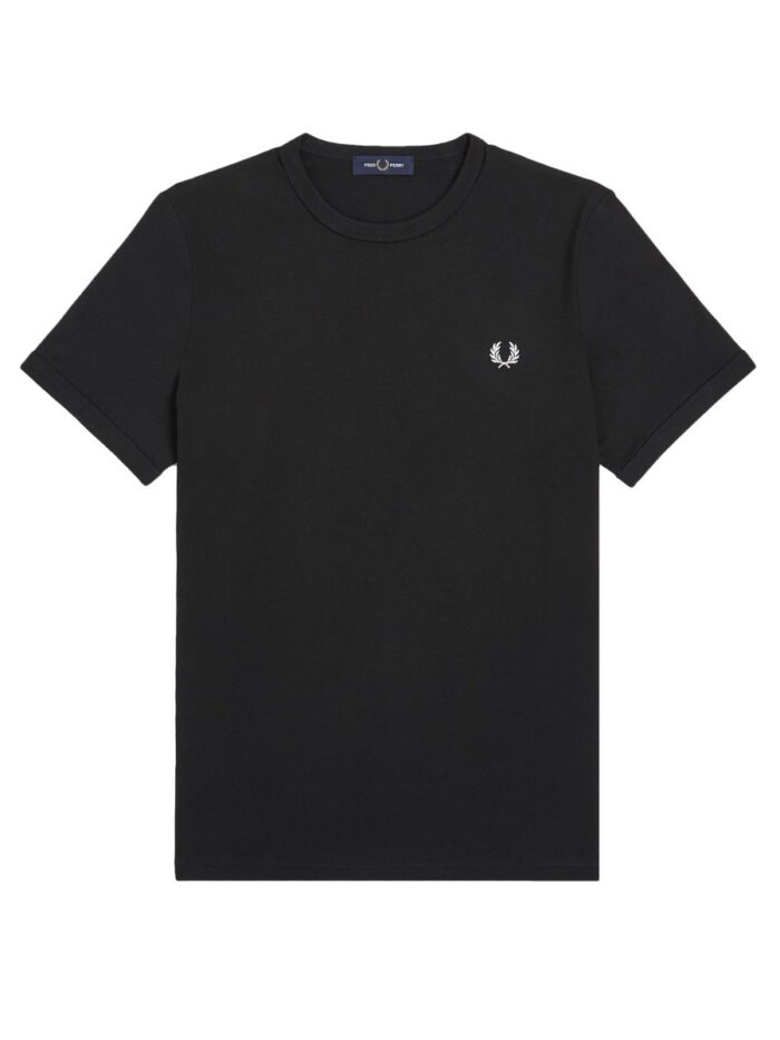 FRED PERRY T-SHIRT "RINGER" CON LOGO
