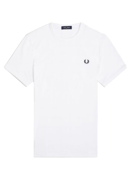 FRED PERRY T-SHIRT "RINGER" CON LOGO
