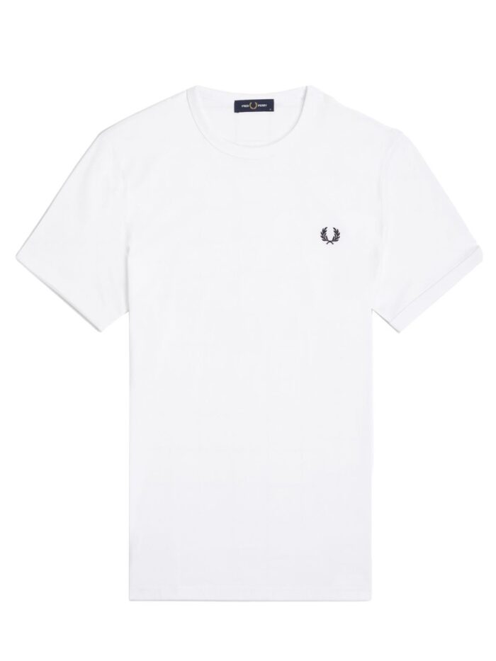 FRED PERRY T-SHIRT "RINGER" CON LOGO