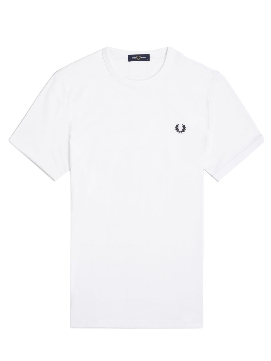 FRED PERRY T-SHIRT "RINGER" CON LOGO