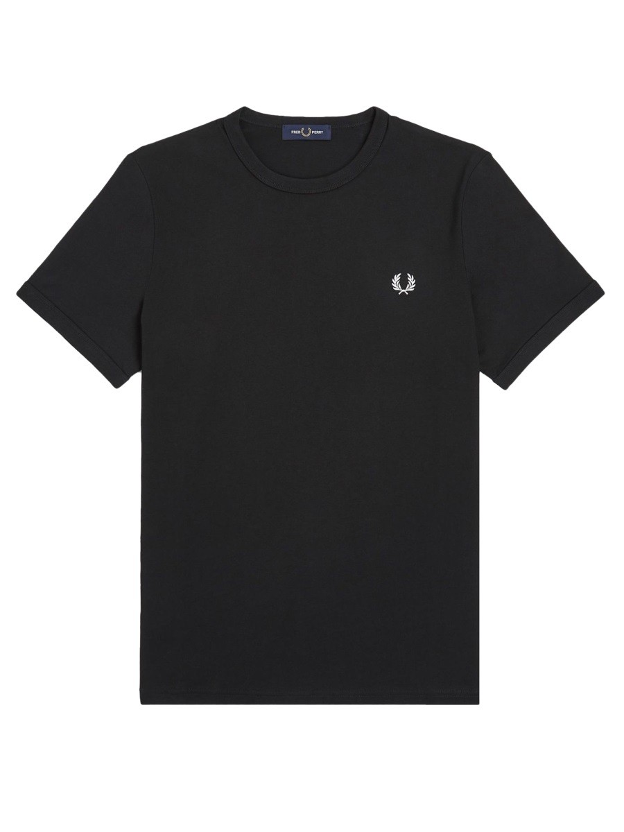 FRED PERRY T-SHIRT "RINGER" CON LOGO