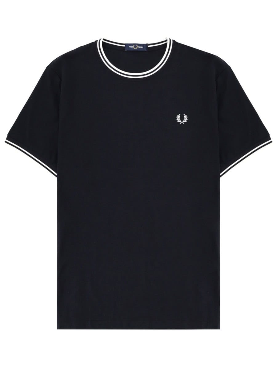 FRED PERRY T-SHIRT WITH LOGO
