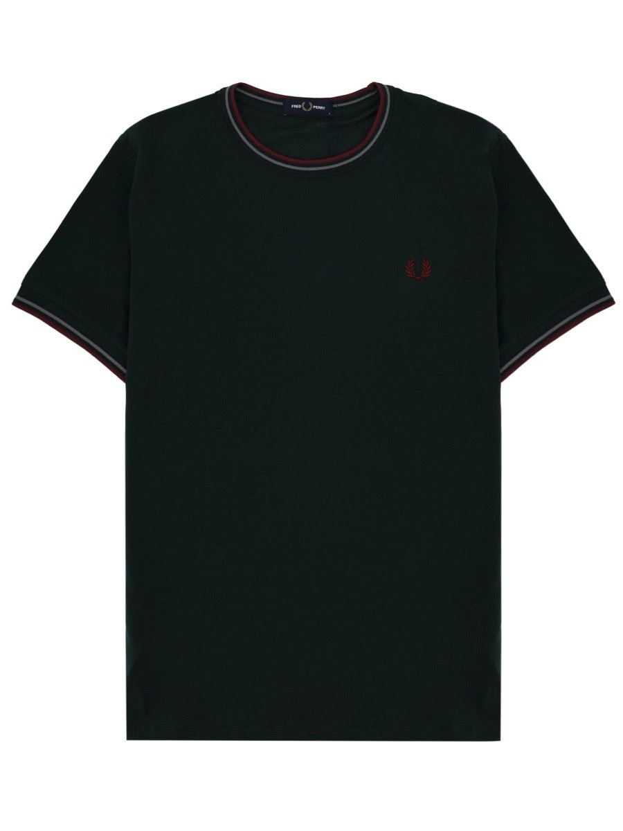 FRED PERRY T-SHIRT WITH LOGO