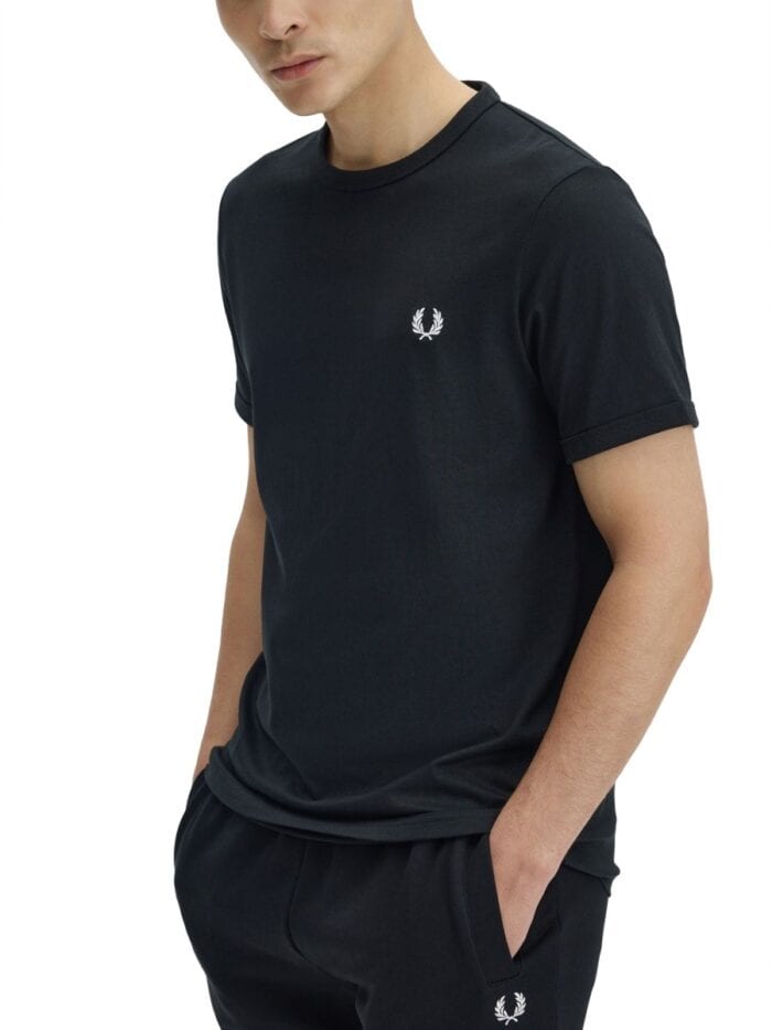 fred perry t shirt with logo FRED PERRY T-SHIRT WITH LOGO