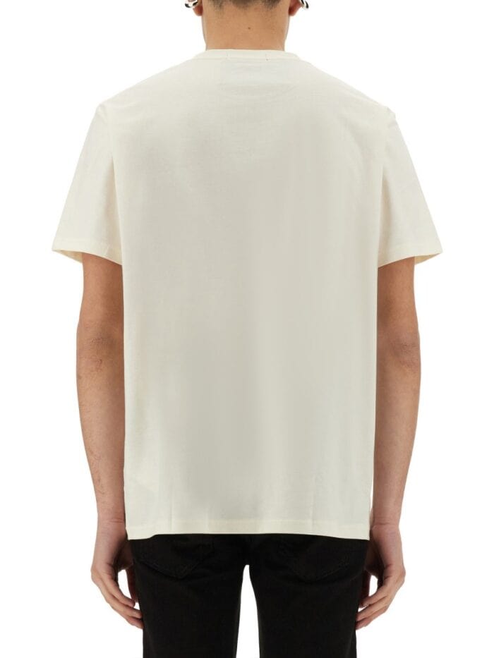 FRED PERRY T-SHIRT WITH LOGO EMBROIDERY
