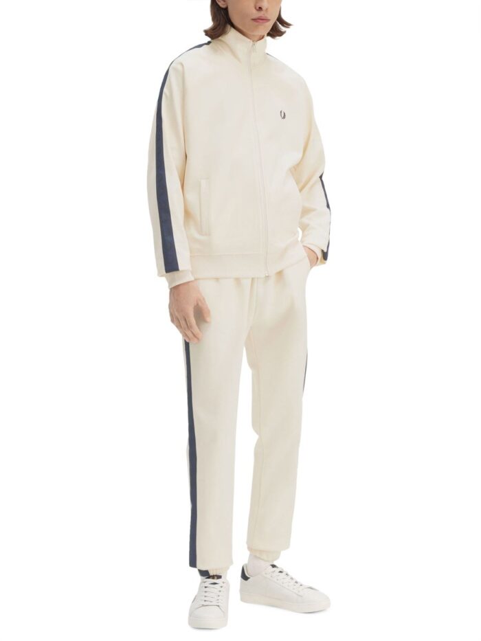 FRED PERRY TRACK JACKET WITH CONTRASTING WEBBING