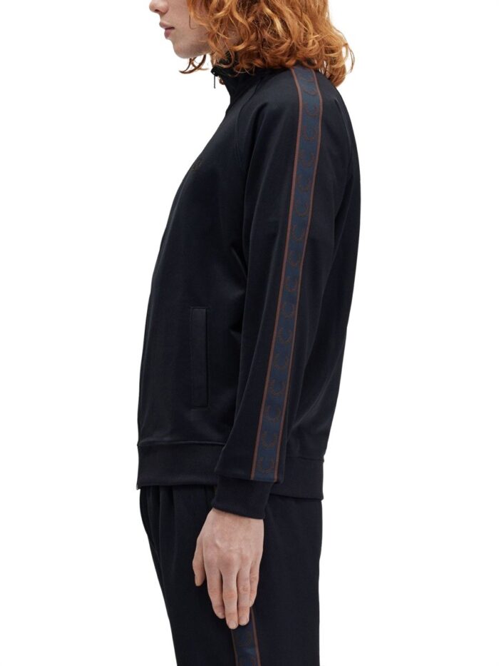 FRED PERRY TRACK JACKET WITH CONTRASTING WEBBING