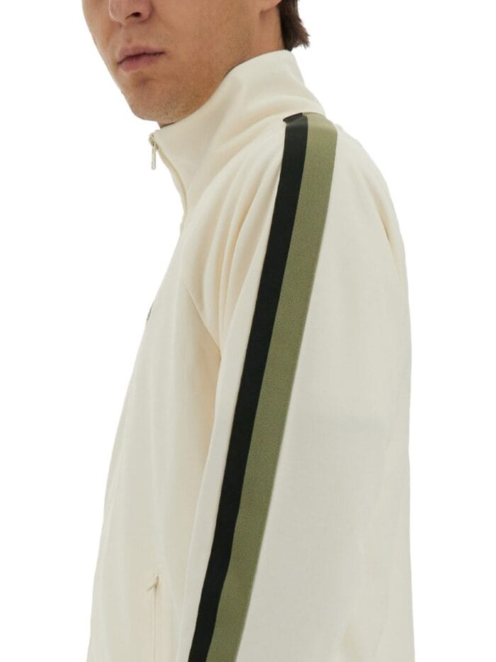 FRED PERRY TRACK JACKET WITH TWO-COLOR WEBBING