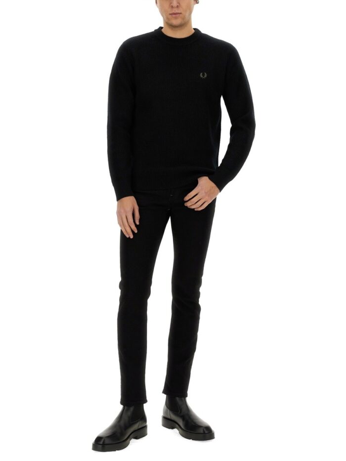 FRED PERRY WOOL JERSEY.
