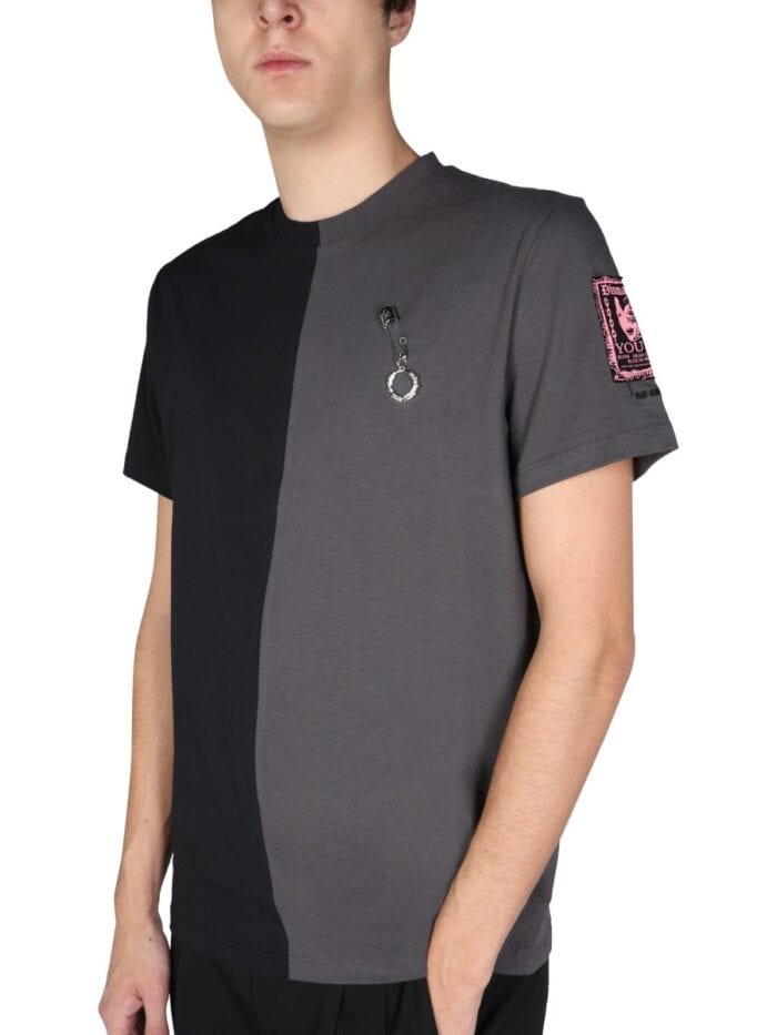 FRED PERRY X RAF SIMONS CREWNECK T-SHIRT