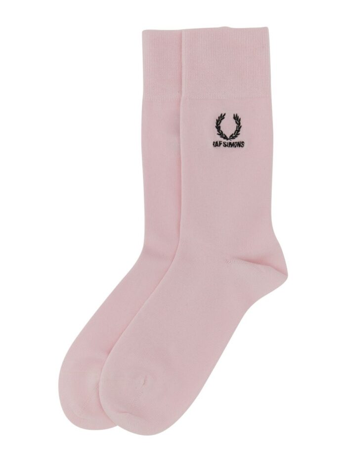 FRED PERRY X RAF SIMONS SOCKS WITH LOGO EMBROIDERY