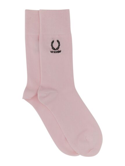 FRED PERRY X RAF SIMONS SOCKS WITH LOGO EMBROIDERY