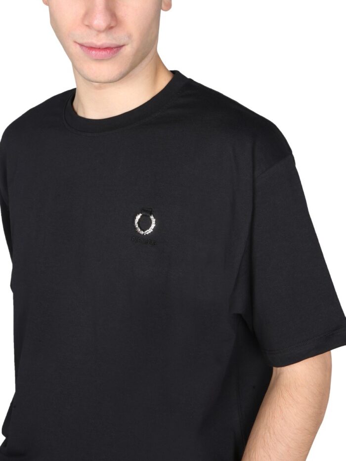 FRED PERRY X RAF SIMONS T-SHIRT WITH LOGO