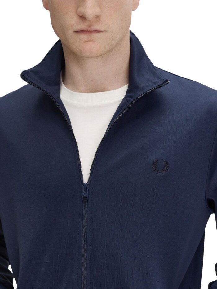 FRED PERRY ZIPPERED TRACK SWEATSHIRT