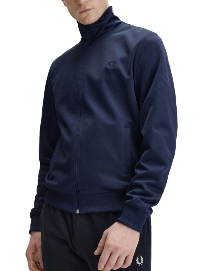 FRED PERRY ZIPPERED TRACK SWEATSHIRT