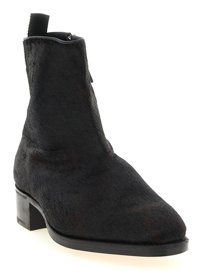 JOHN LOBB 'Freddi Bristle Hide' Ankle Boots