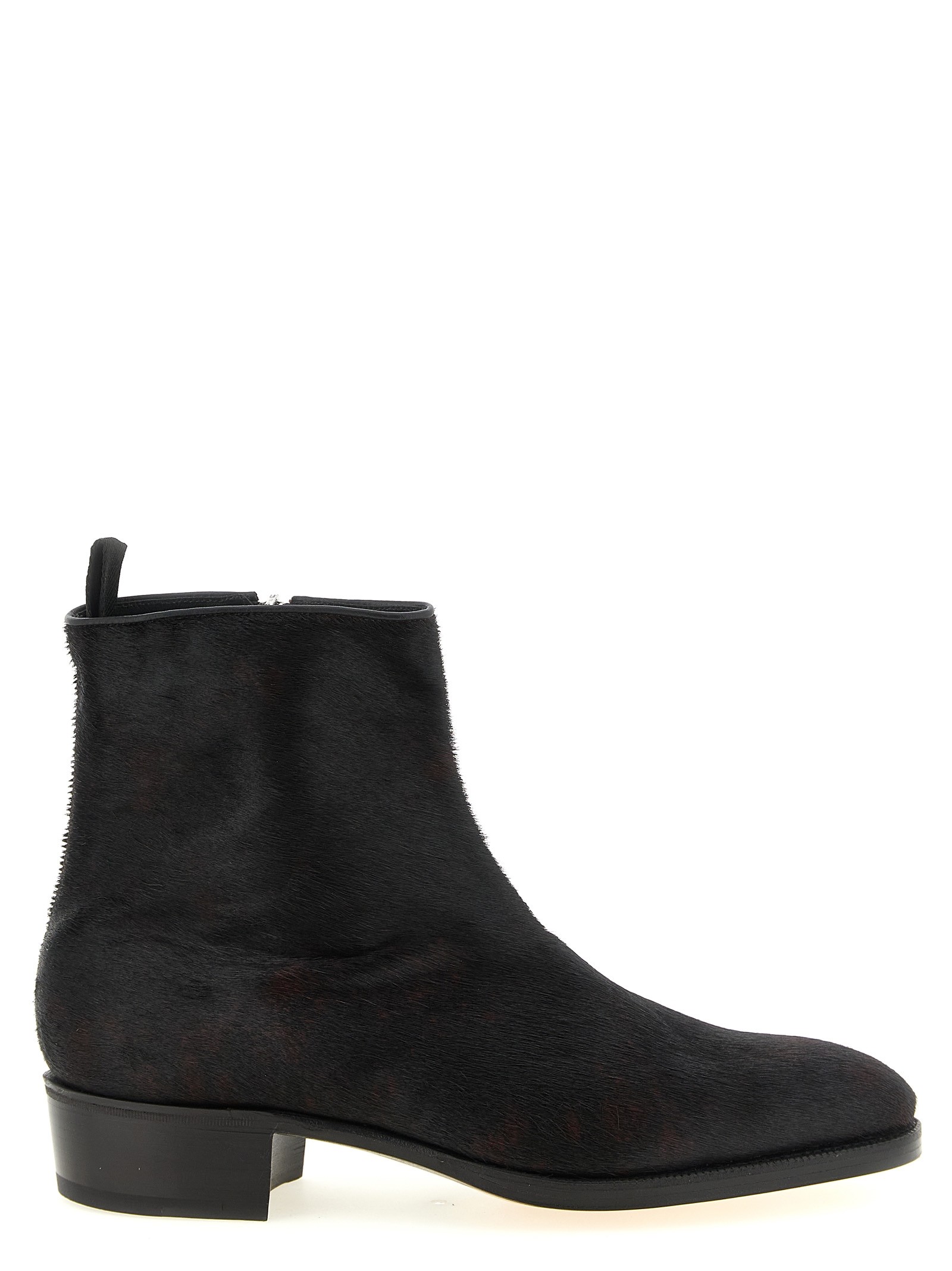 JOHN LOBB 'Freddi Bristle Hide' Ankle Boots