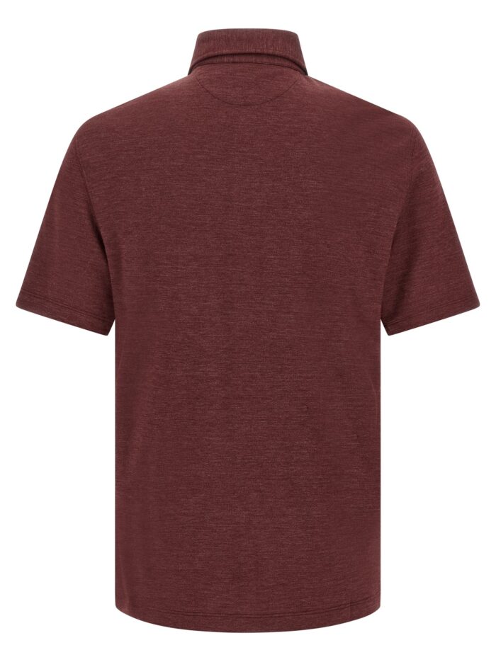 Brunello Cucinelli French Collar Polo Shirt
