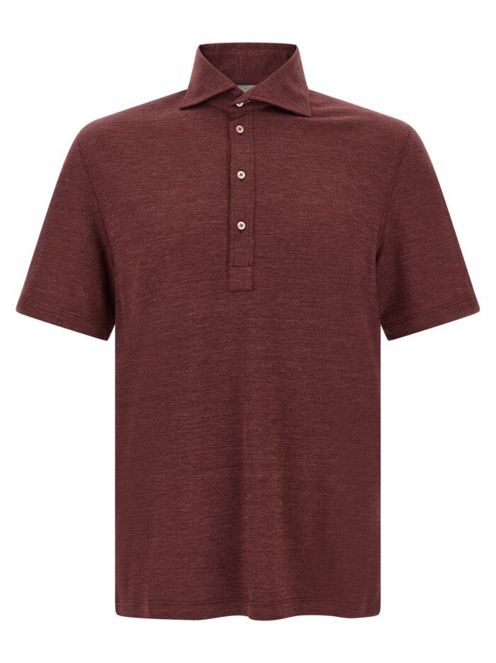 Brunello Cucinelli French Collar Polo Shirt