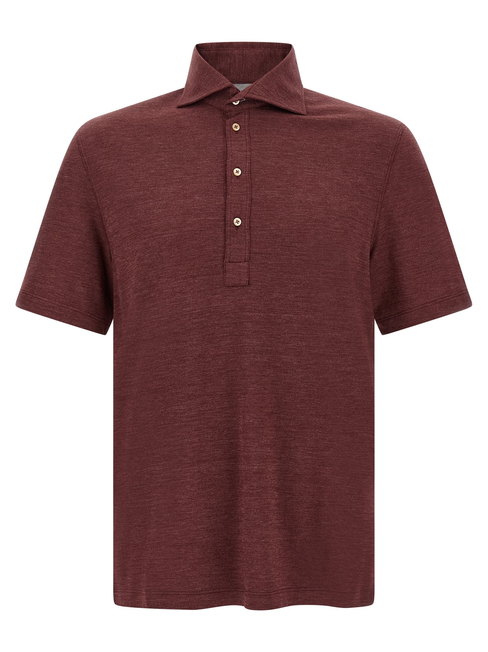Brunello Cucinelli French Collar Polo Shirt