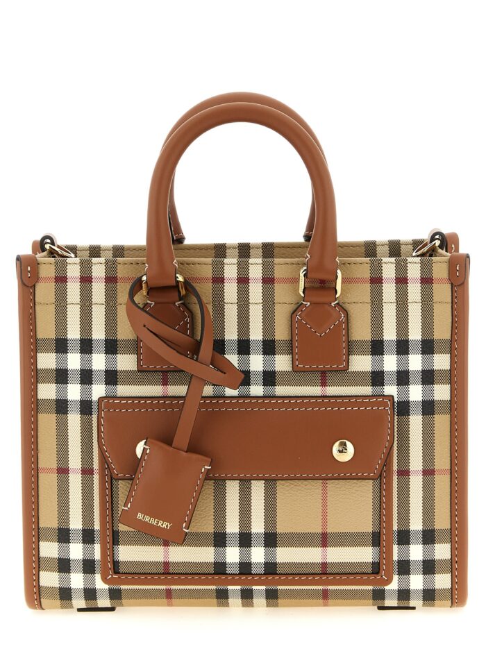 burberry 'freya' mini shopping bag Burberry 'Freya' Mini Shopping Bag