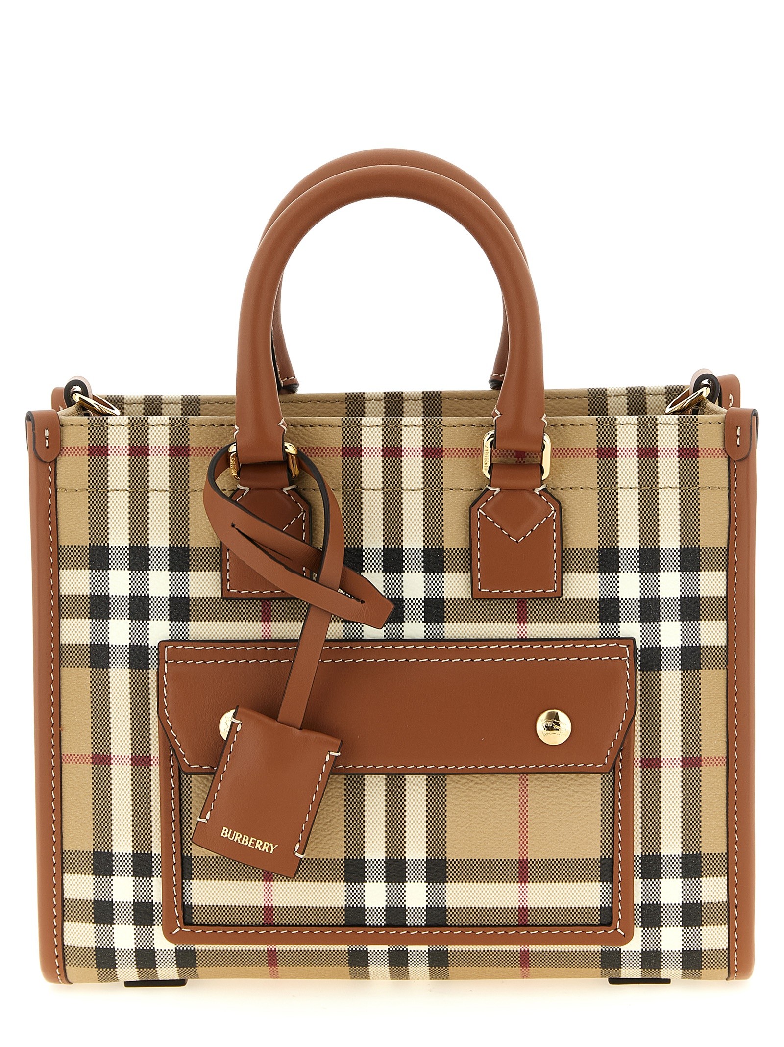 Burberry 'Freya' Mini Shopping Bag