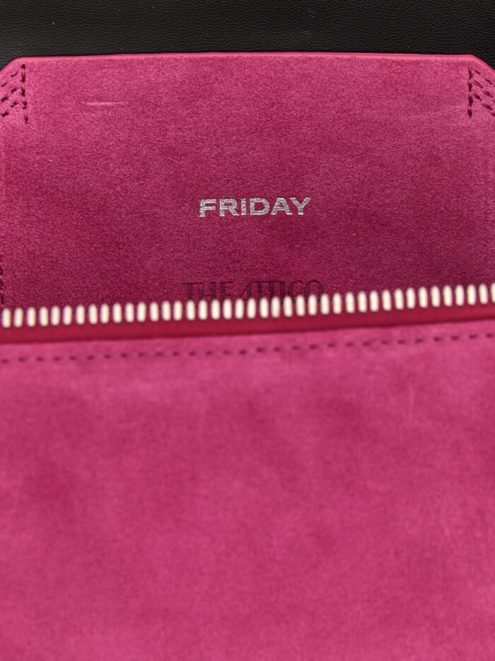 The Attico 'Friday' Mini Fucia Handbag