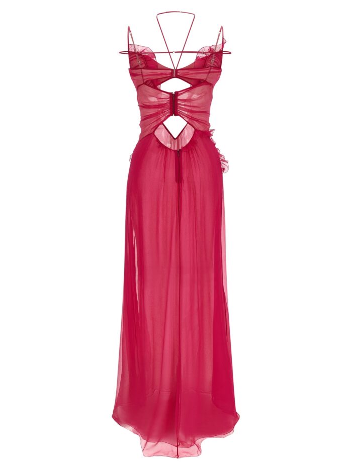 NENSI DOJAKA 'Frilled Gown With Cutouts' Dress
