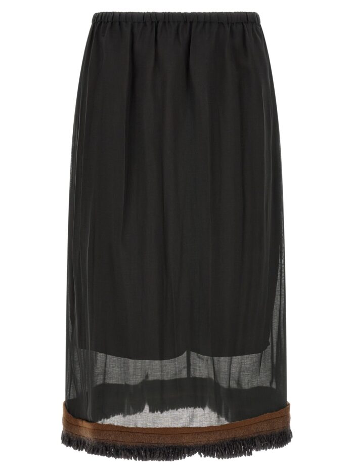 TELA Fringed Detail 'Ophelia' Skirt