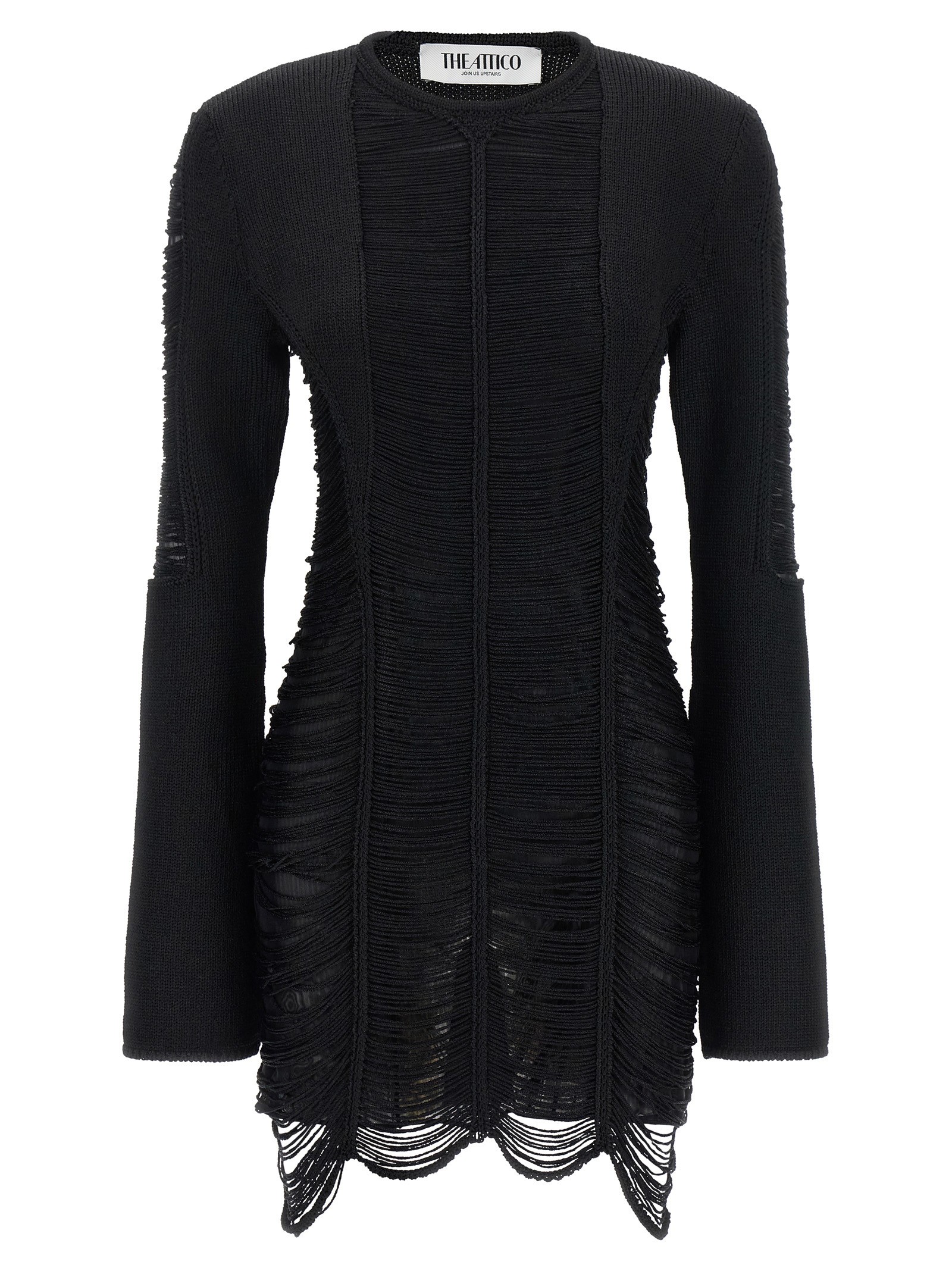 The Attico Fringed Dress