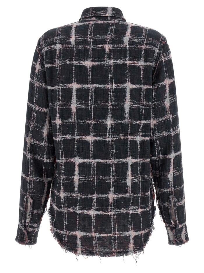 R13 Fringed Hem Reversible Shirt
