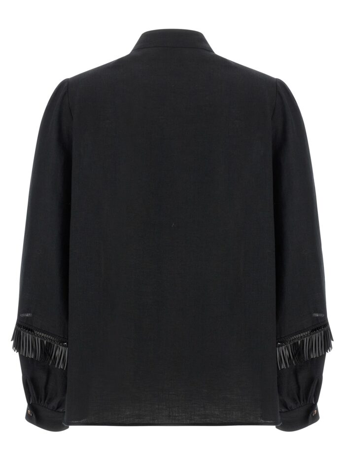 KITON Fringed Shirt