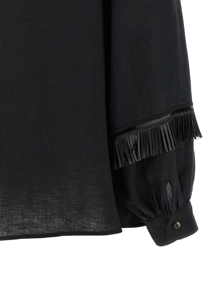 KITON Fringed Shirt