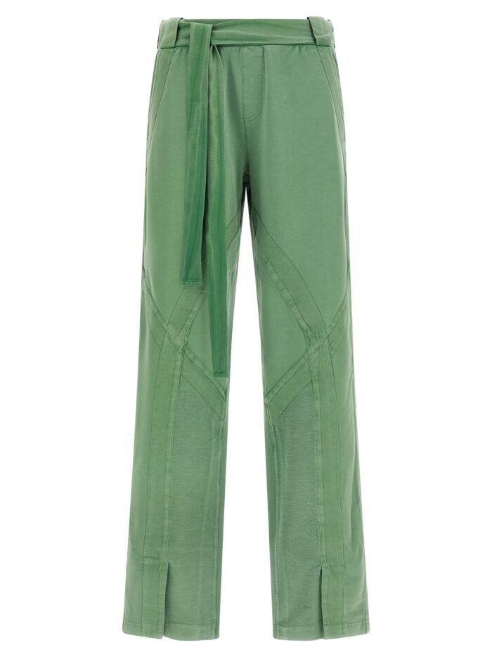 the attico front split pants The Attico Front Split Pants
