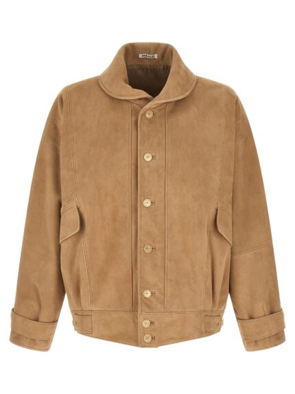 AURALEE Full Grain Leather Blouson