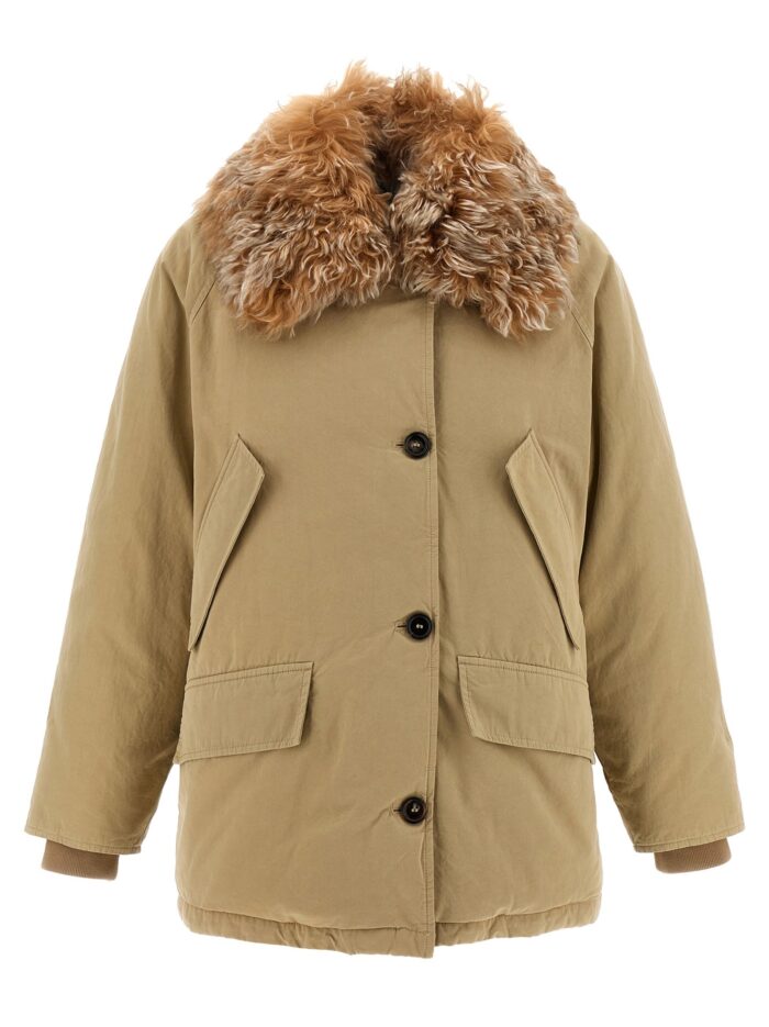 prada fur collar jacket PRADA Fur Collar Jacket