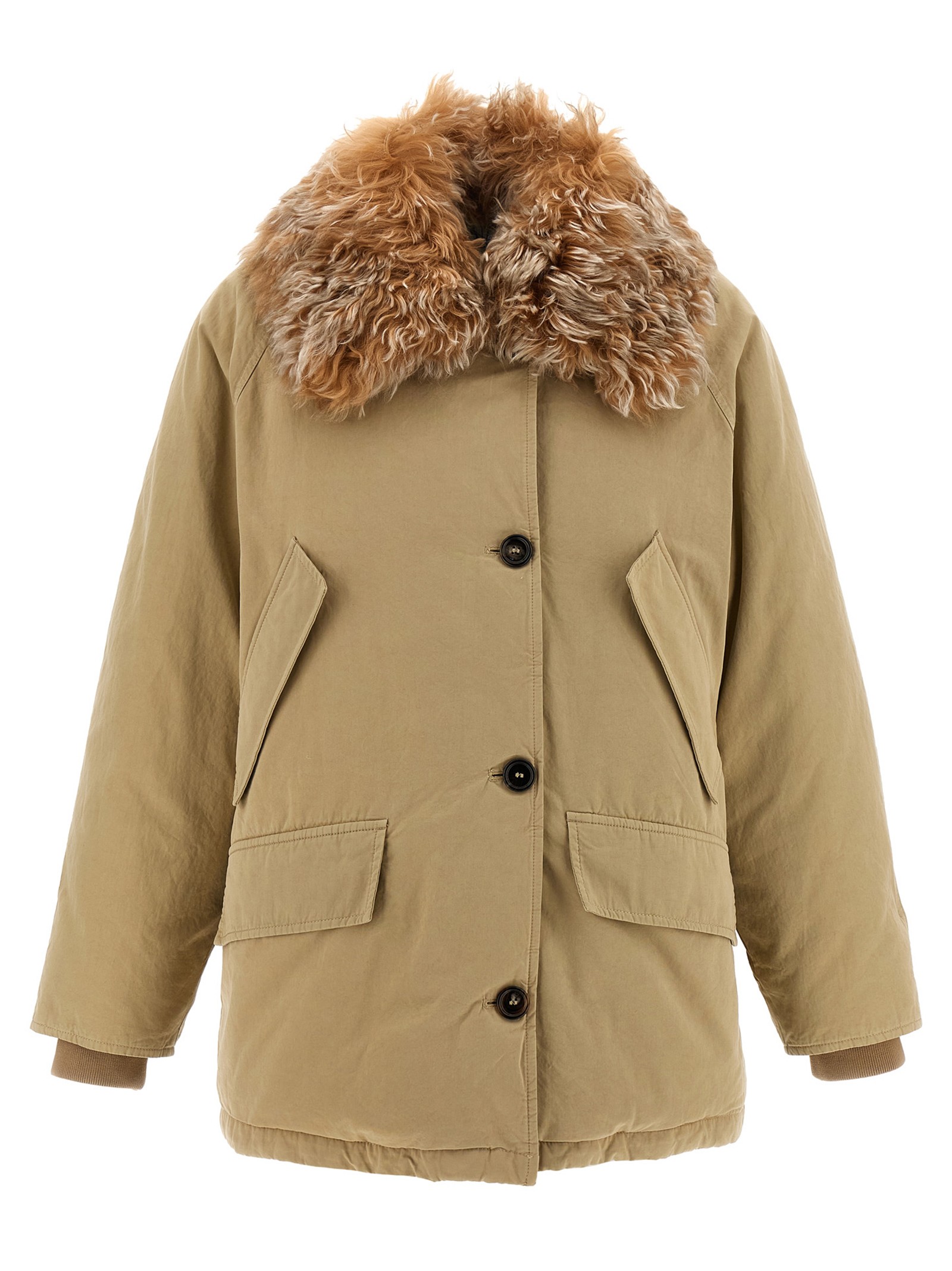 PRADA Fur Collar Jacket