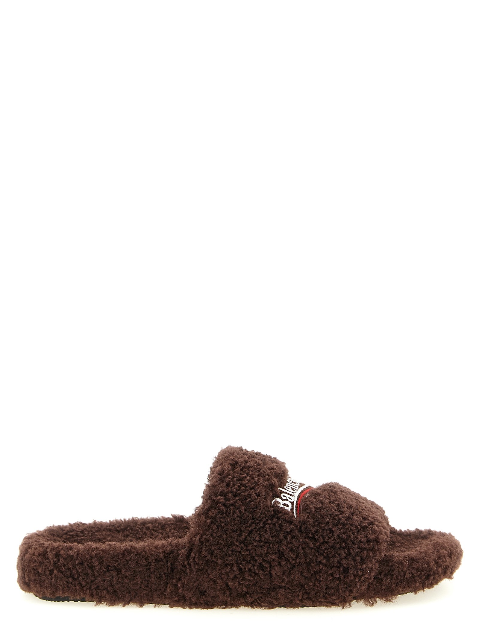 Balenciaga 'Furry' Open Sandals