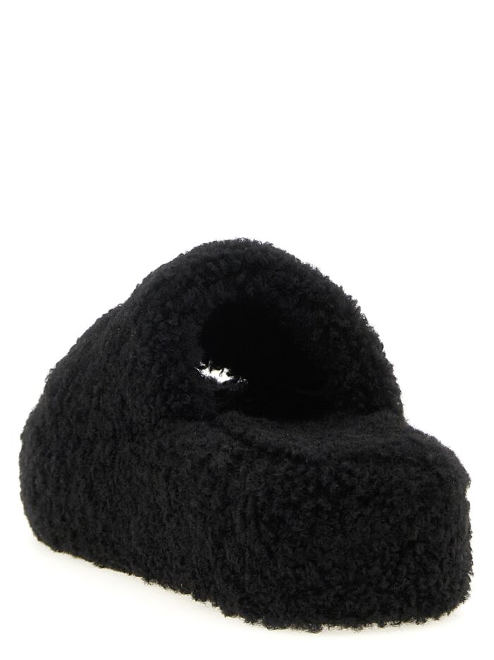 Balenciaga 'Furry Platform' Slides