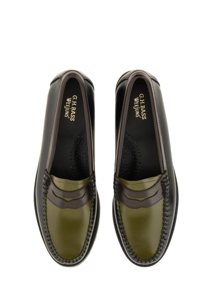 G.H. BASS MOCCASIN "WEEJUNS TRICOLOUR PENNY"