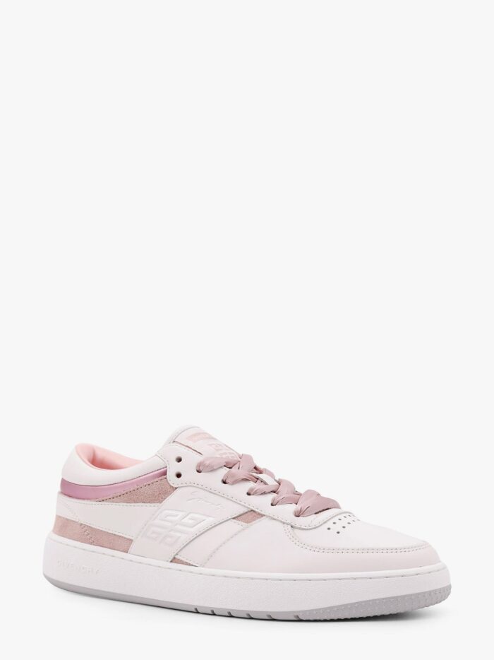 G Move Leather And Suede Sneakers With Givenchy Engraving