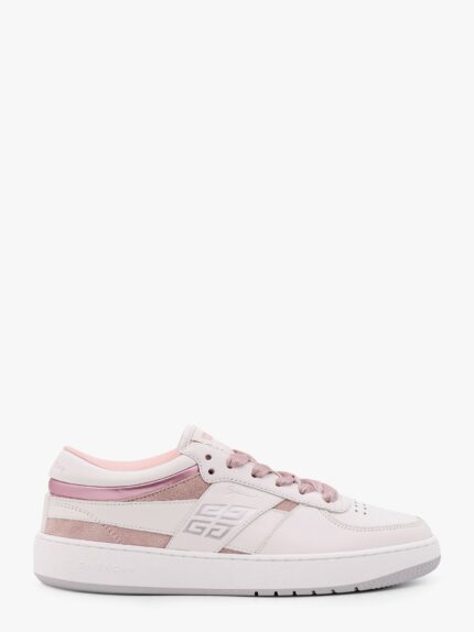 G Move Leather And Suede Sneakers With Givenchy Engraving