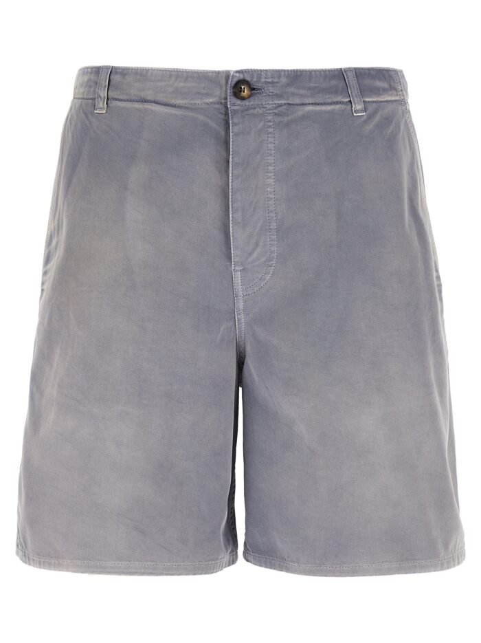 prada gabardine bermuda shorts PRADA Gabardine Bermuda Shorts