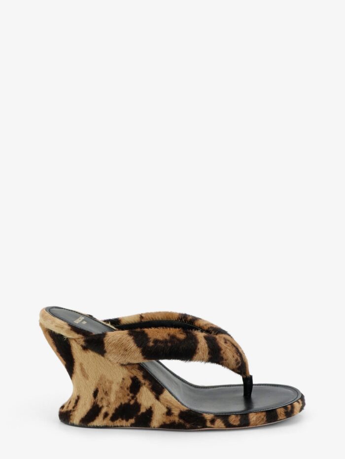 balenciaga gaeta flip flops with ponyskin wedge Balenciaga Gaeta Flip-flops With Ponyskin Wedge